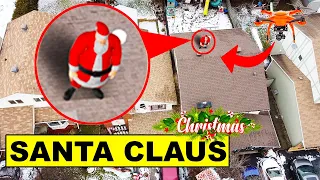 DRONE CATCHES SANTA CLAUS ON CHRISTMAS DAY DELIVERING PRESENTS!! | YOU WONT BELIEVE IT!!