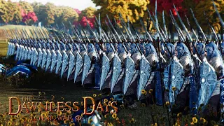 GUNDABAD BESIEGES LOTHLORIEN - Dawnless Days Total War Multiplayer Siege