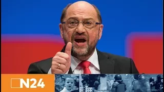 N24 Nachrichten - Helle Aufregeung:  Empörung in der Union über Schulz-Kritik an Merkel