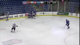 USA 17 vs Slovakia 17 Maxim Mastic goal.