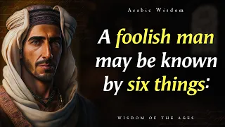 Short But Wise Arabic Proverbs And Sayings Which Are Better To Be Known In Youth