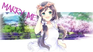 ⧔Nightcore⧕ → Marry Me (Female Cover) |Lyrics|