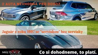 Sleva 1000 Euro - dovozy Volkswagen Tiguan Allspace a Jaguar XK8 se nekonají.