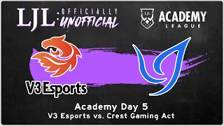 [EN] LJL 2021 Academy League Day 5 Game 2 | V3 Esport Vs Crest Gaming Act