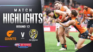 GWS Giants v Richmond Highlights | Round 12, 2023 | AFL