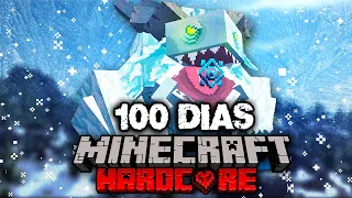 SOBREVIVÍ 100 Días en el ÁRTICO en Minecraft HARDCORE... y esto es lo que sucedió