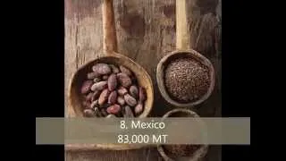 Top 10 cocoa bean producing countries