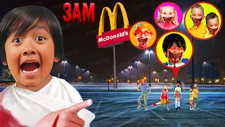 DON'T ORDER ANGRY RYAN'S WORLD.EXE, DIANA ROMA, BLIPPI.EXE, VLAD & NIKI MEAL FROM McDonalds at 3AM!