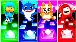 Pocoyo 🆚 Baby Shark 🆚 Bluey Bingo 🆚 Oddbods  🎶 Who ls Best