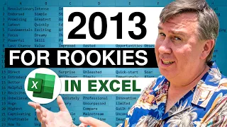 Excel 101 - New in Excel 2013 - Recent Files List & Flash Fill - Episode 1589