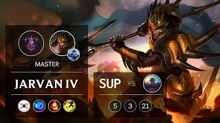 Jarvan IV Support vs Braum - KR Master Patch 9.5