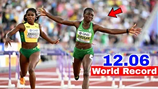 Women 100m Hurdles Final|Britany Anderson Run Down Tobi Amusan As She Break The Record A Second Time