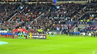 The National Anthems - Scotland 2 v 0 Spain, Hampden Park, Glasgow - Football - 28/03/2023