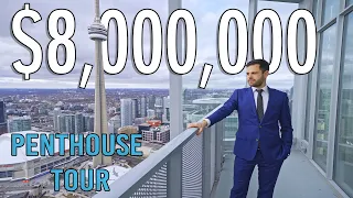 Touring inside an $8 Million Toronto Penthouse with INSANE views