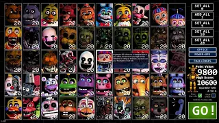 50/20 mode COMPLETE (No powerups) | Ultimate Custom Night