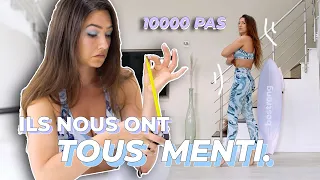 JE PASSE DE 1500 à 10000 PAS PAR JOUR ?