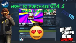 How To Purchase GTA 5 Premium Edition From Steam | With Gameplay | Paytm |