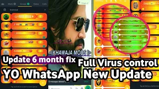#YO_WhatsApp New Update 2023 | Full Virus Control 🥵 | Immune System 🤘 | Khawaja Mods ☠️| #Tricks4All