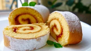 Very Simple Tea Roll Cake