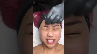 getting a painful facial?!?!? 😩