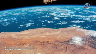 ISS Timelapse - Africa Southbound (25 June  2022)