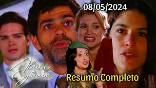 Alma Gêmea - 08/05/2024 Quarta-feira (Capítulo 08) Resumo Completo da Novela Alma Gêmea