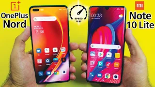 OnePlus Nord vs Mi Note 10 Lite - Speed Test! 😱