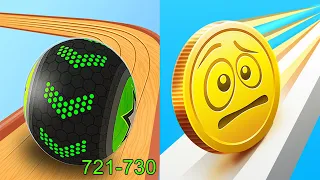 Going Balls VS Coin Rush Android iOS Gameplay Level 721-730