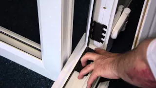 How to toe and heel a upvc door