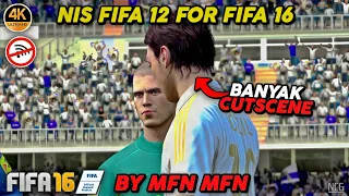 NIS FIFA 12 For FIFA 16 Mobile || Banyak Cutscene || By Mfn Mfn || FIFA 16
