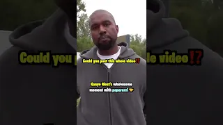 Kanye West's Wholesome Moment With Paparazzi