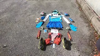 UTMB gear packing