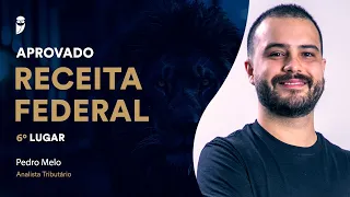 RECEITA FEDERAL: Conheça Pedro Melo, aprovado em 6° lugar para Analista Tributário