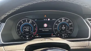 Volkswagen Arteon 2018 2.0 TSI 280 HP Launch Control Acceleration 0-100 km/h 5.6 sec