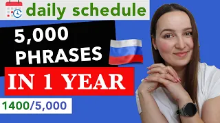 LEARN 5,000 RUSSIAN PHRASES IN 1 YEAR  |  1400 /5000