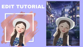 How to edit ZEPETO photo | easy aesthetic