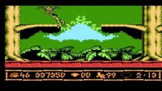 Jungle Book NES Walkthrough - Level 10 + End Credits