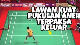 Lucunya TAUFIK HIDAYAT Pakai Strategi Bikin Lelah Lawan, Habis kena Deception Tipuan. TRICKSHOT