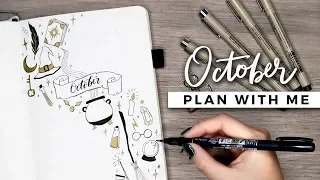 PLAN WITH ME | October 2018 Bullet Journal Setup