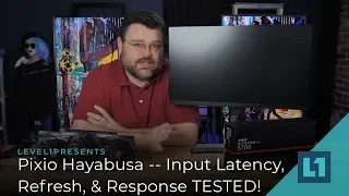 Pixio Hayabusa - Input Latency, Refresh, & Response TESTED!