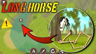 wildcraft long horse finding new 🥺 long horse 😁 | wc unicorn the horse