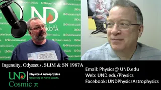 Cosmic Pi S:2 E:8 Main Topics: Ingenuity, Odysseus, SLIM, Supernova 1987A