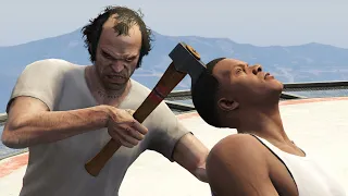 GTA V PC Trevor Kills Franklin (Editor Rockstar Cinematic Short Film)