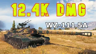 World of Tanks WZ-111 model 5A - 6 Kills 12,4K Damage