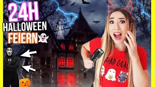 Grusel HALLOWEEN für 24 STUNDEN im FREIZEITPARK feiern (Game Master stalkt und verfolgt mich 1 Tag)