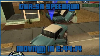 GTA San Andreas - any% MDvMMw/CE speedrun in 2:44:14