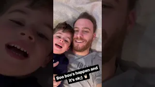 😍 New video of happy Kerem Bursin with his nephew Theo