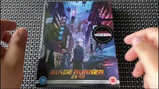 Blade Runner 2049 4K UHD blu-ray Deluxe Edition HMV exclusive 3-disc unboxing