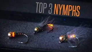 Top 3 Nymphs for Grayling and Trout (Hare's Ear, Red Tag and Pheasant Tail Nymphs) - Tie TV