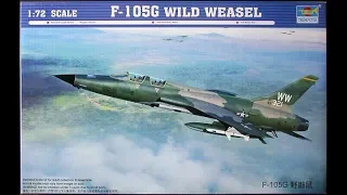 Trumpeter 1/72 F-105G Wild Weasel "Thud" Build-log and Reveal